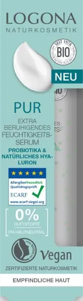 Logona PUR Feuchtigkeitsserum 30ml